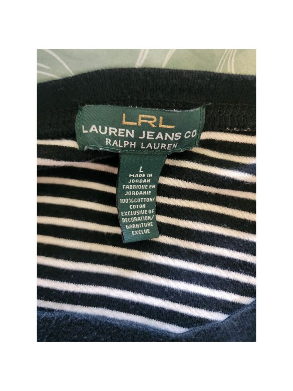 Ralph Lauren Black White Stripe - Picture 5 of 6